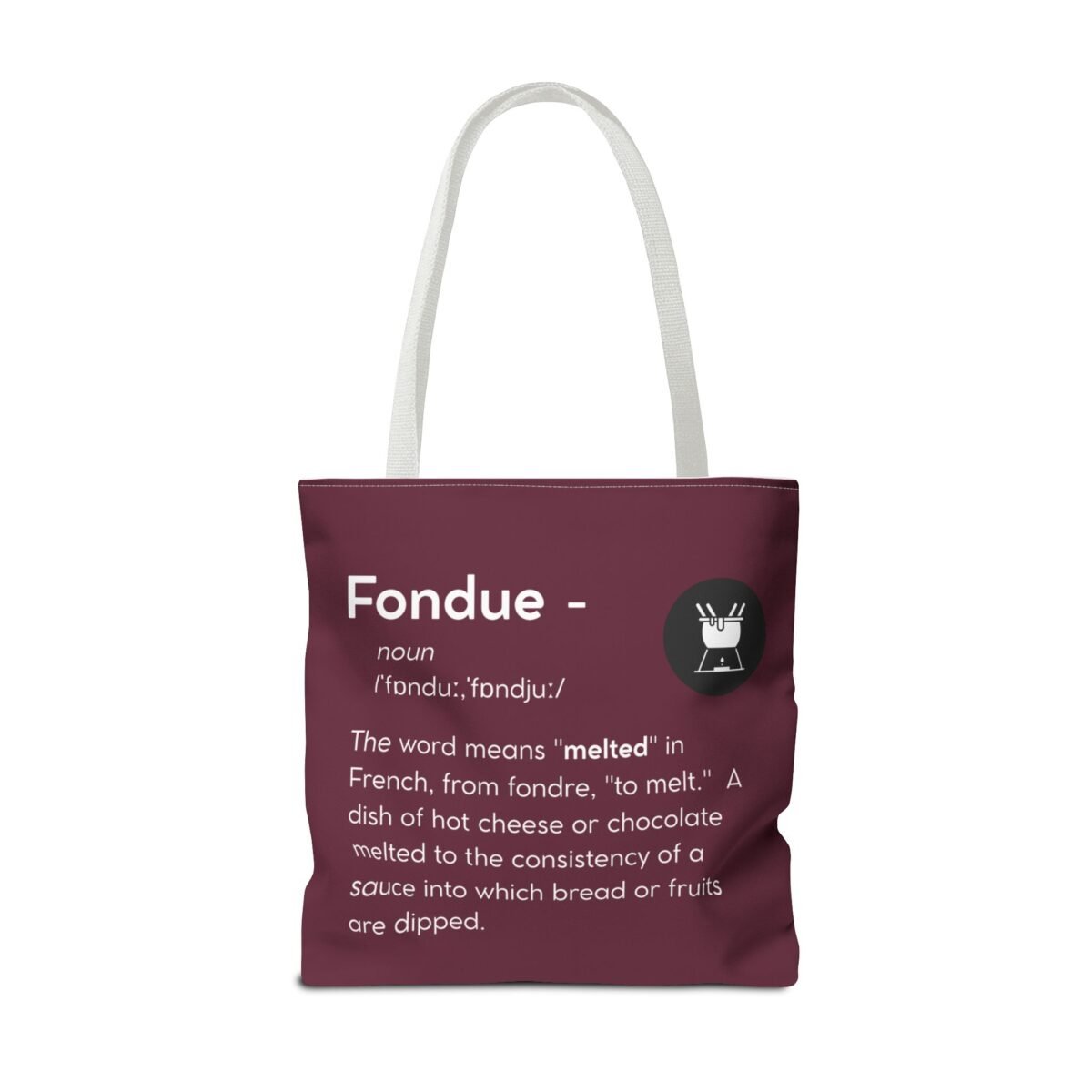 Eat More Swiss Fondue Tote Bag - Image 6