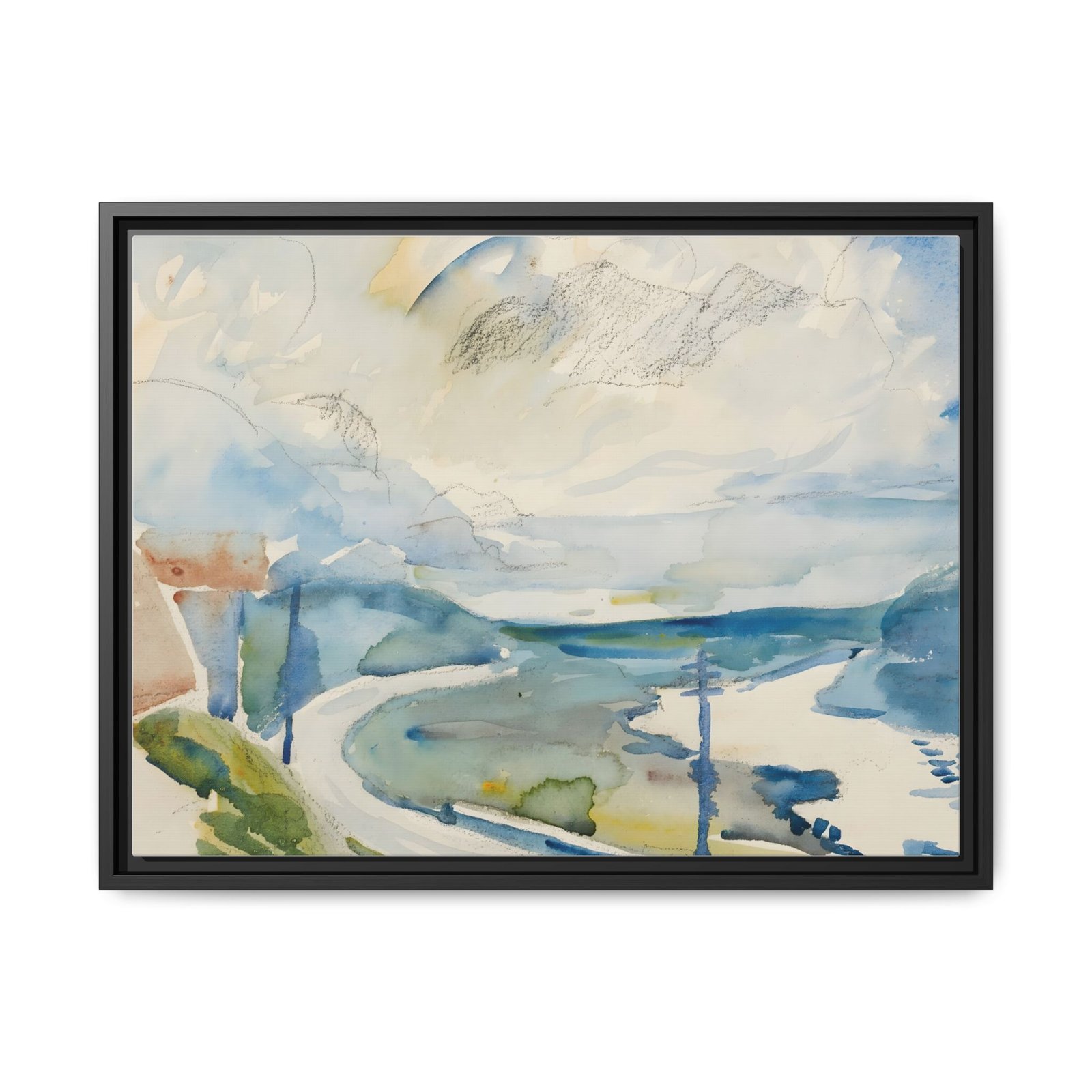 'Morgen Bei Maloja' Framed Canvas - Image 3