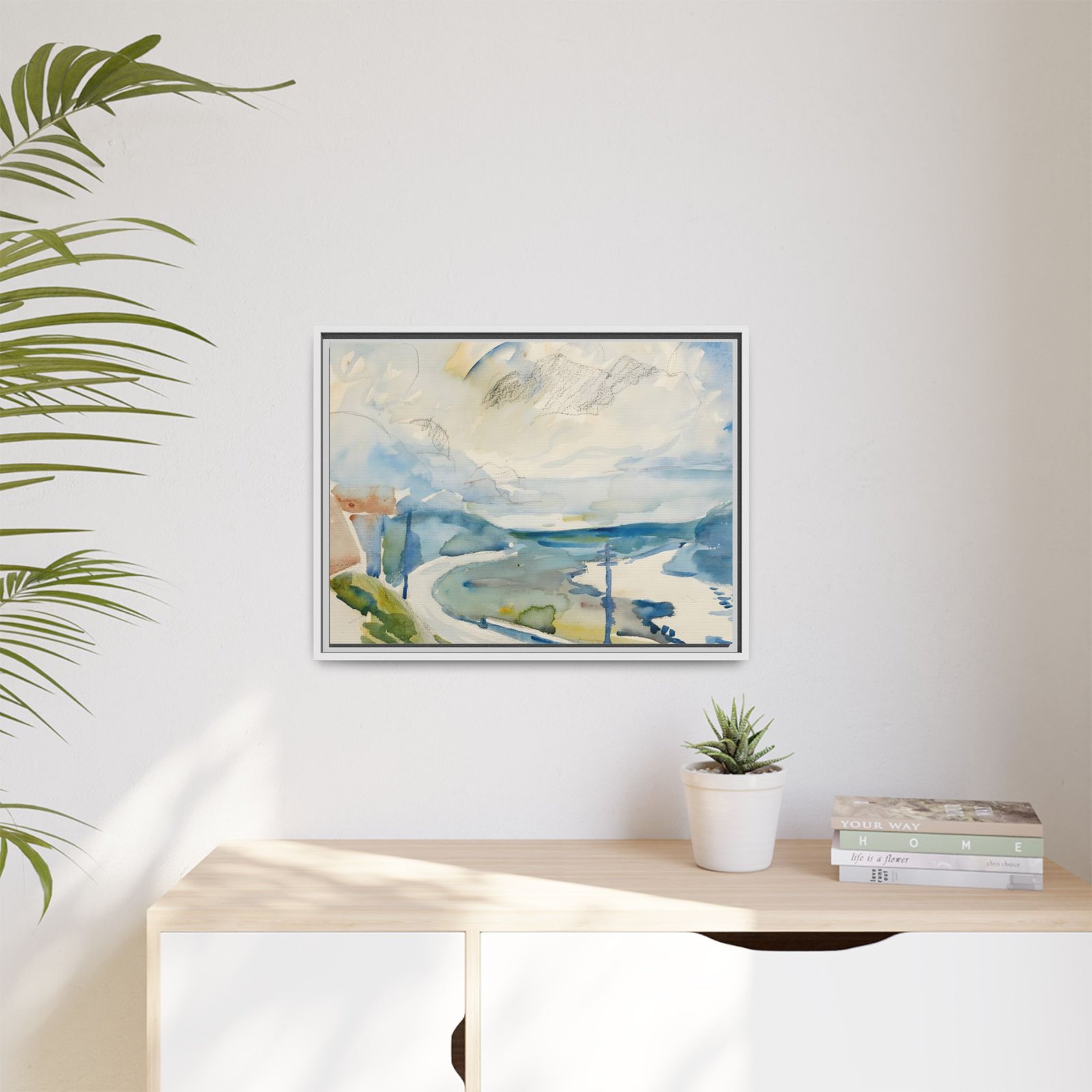 'Morgen Bei Maloja' Framed Canvas - Image 2