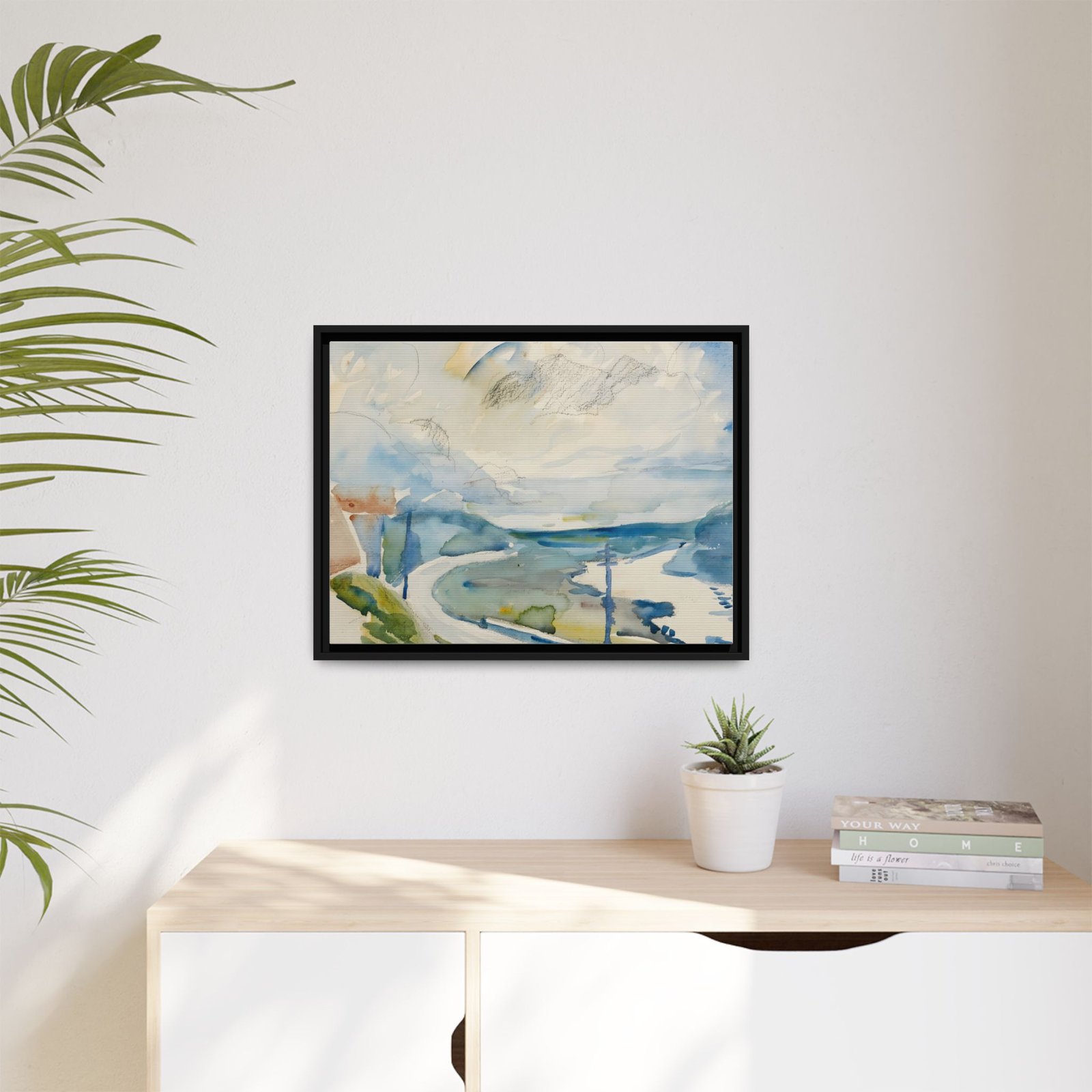 'Morgen Bei Maloja' Framed Canvas - Image 4